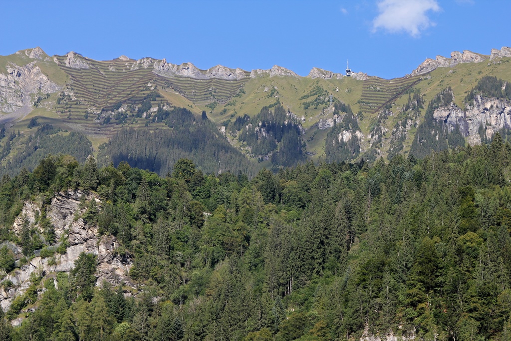 Ridge and Gondola from Lauterbrunnen